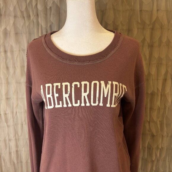 Abercrombie & Fitch Rose Pink Sweatshirt | Women's Size XS - Picture 3 of 5